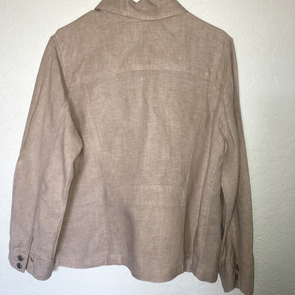 J Jill 100% Linen blazer - Picture 3 of 8